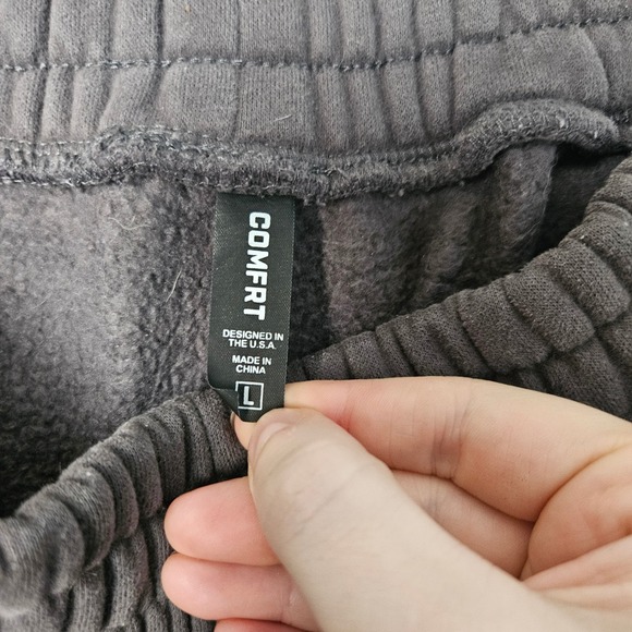 Comfrt Chocolate Brown Unisex Jogger Sweatpants Size Large - Picture 5 of 5